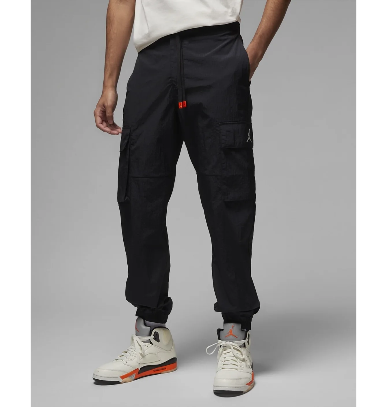 Штани чоловічі Air Jordan M J Flt Mvp Stmt Woven Pant Black Dv7580-010