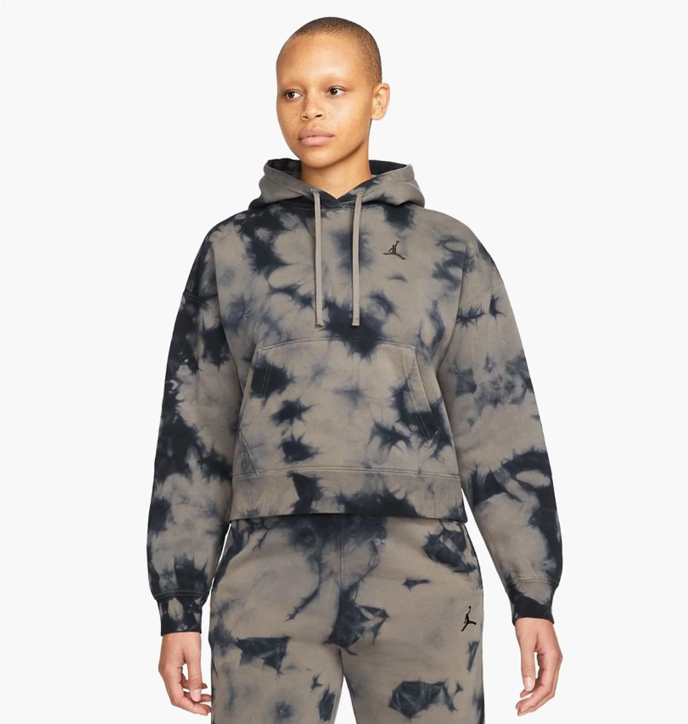 Худі жіноче Air Jordan W J Heritage Flc Hoodie Grey/Blue Dm5238-040