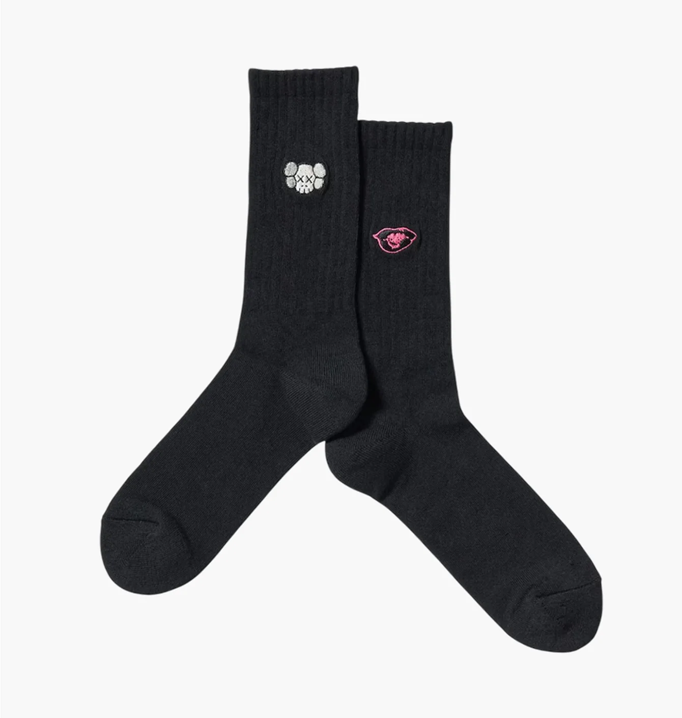 Шкарпетки чоловічі Uniqlo Kaws + Warhol Ut Black (1 пара) E476519-09