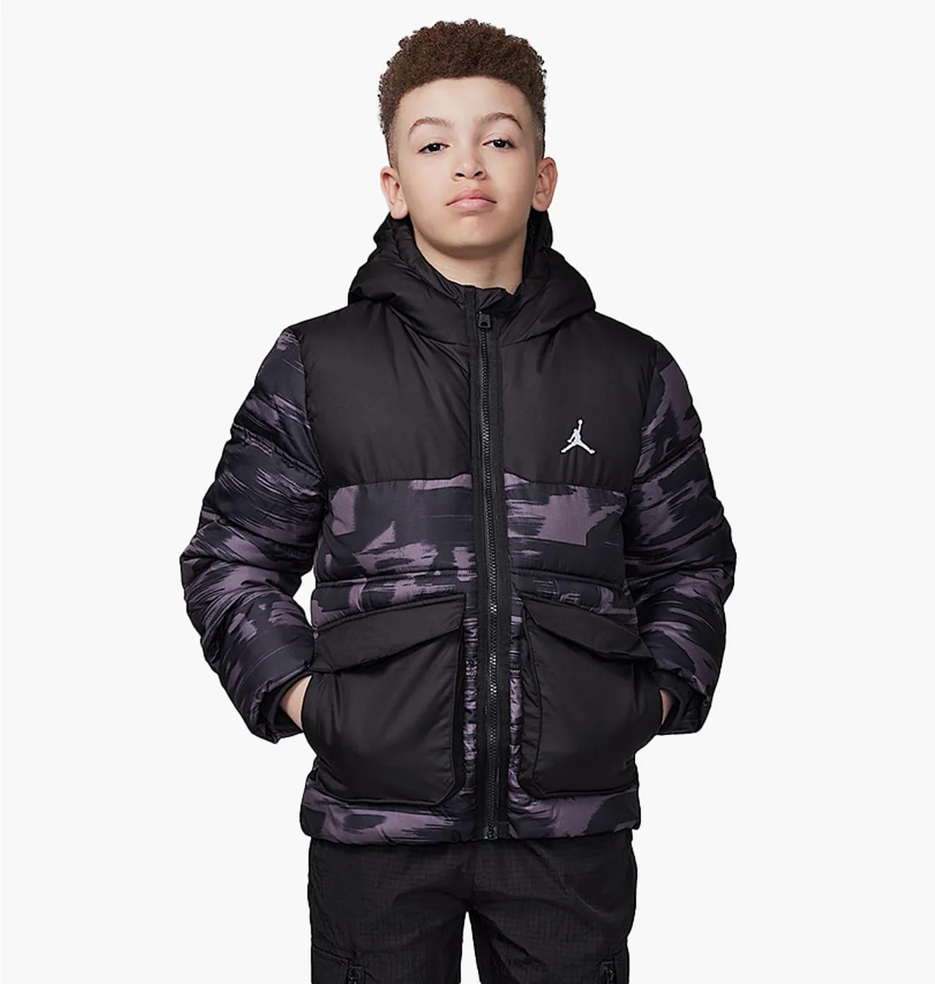 Куртка дитяча Air Jordan Faux Down Jacket Camo/Black 95D133-GAE