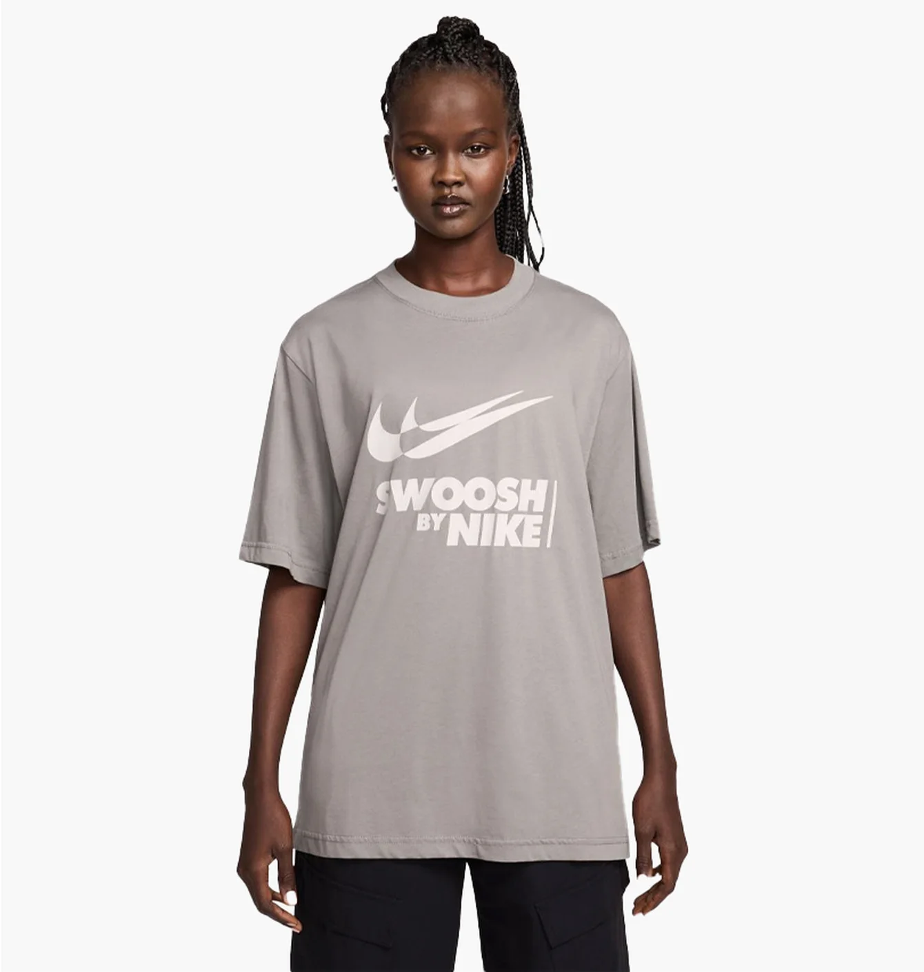 Футболка жіноча Nike W Nsw Tee Bf Gls Grey FZ4634-029