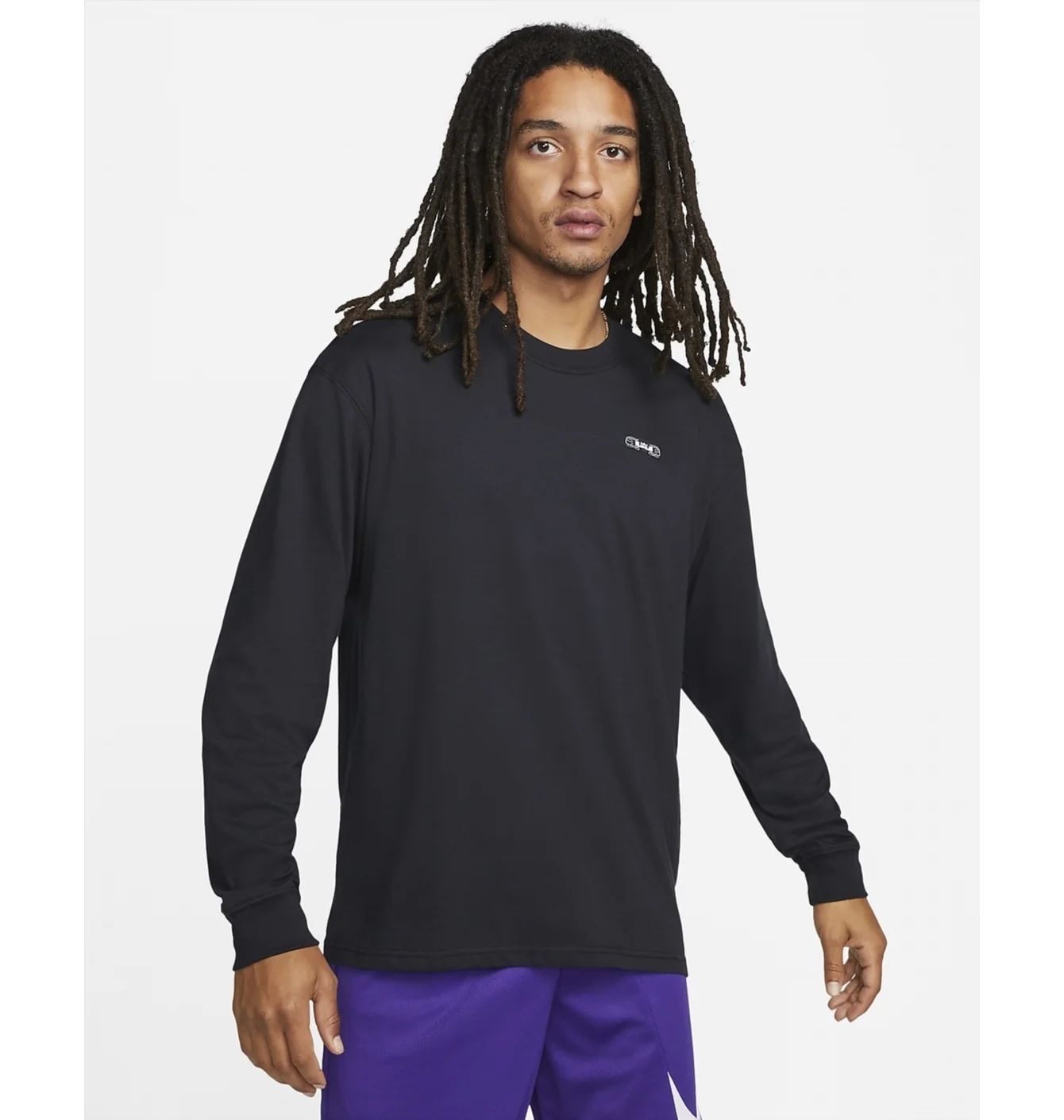 Лонгслів чоловічий Nike Lebron MenS Long-Sleeve Basketball T-Shirt Black DV9722-010