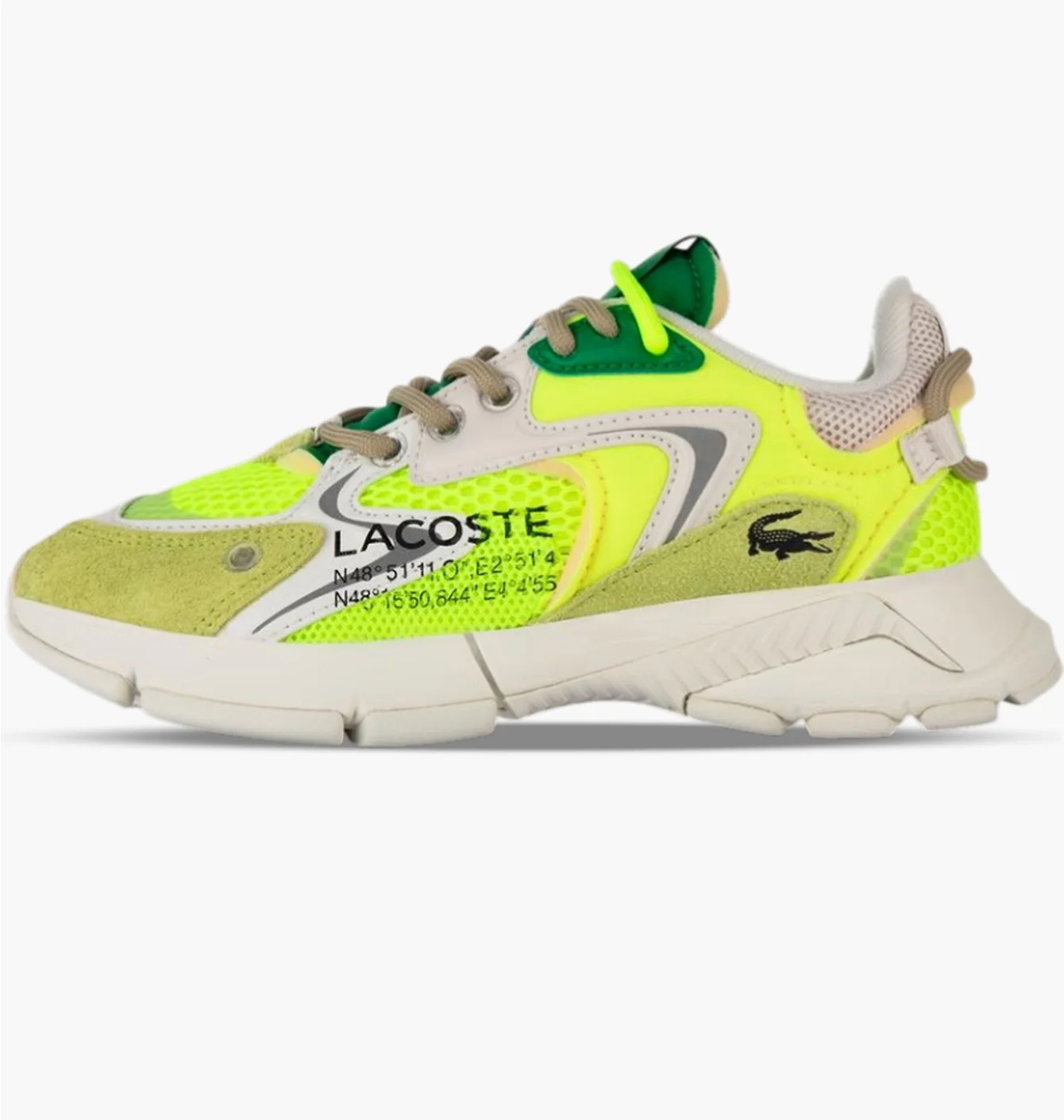 Кросівки жіночі Lacoste Neo Yellow/Green 745SFA0001Y21