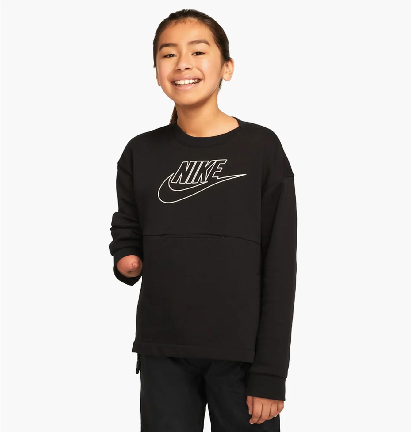 Світшот дитячий Nike U Flyease Play Crew Black DM8539-010