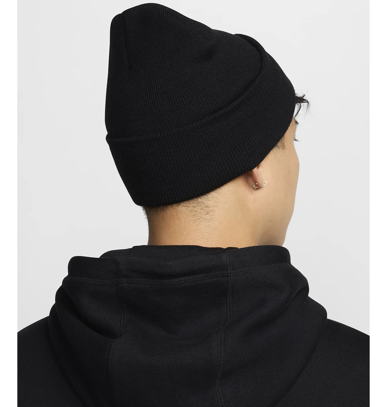 Шапка унісекс Nike Peak Swoosh Beanie Black HF0187-010