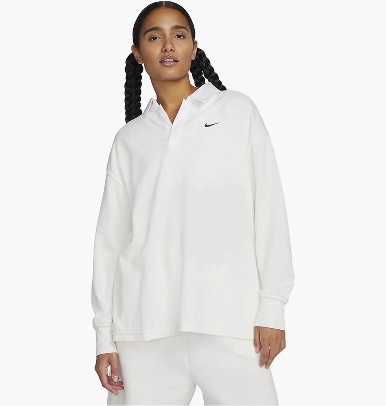 Кофта жіноча Nike Polo Sportswear Essential White FB8720-133