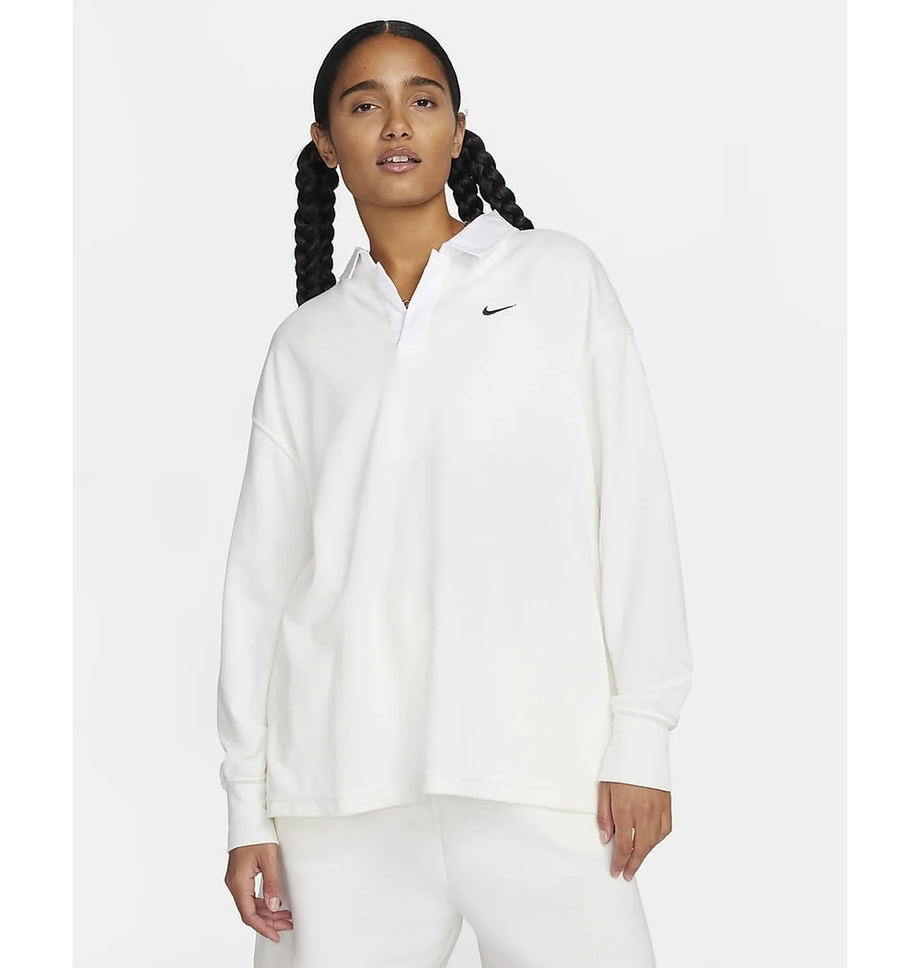Кофта жіноча Nike Polo Sportswear Essential White FB8720-133