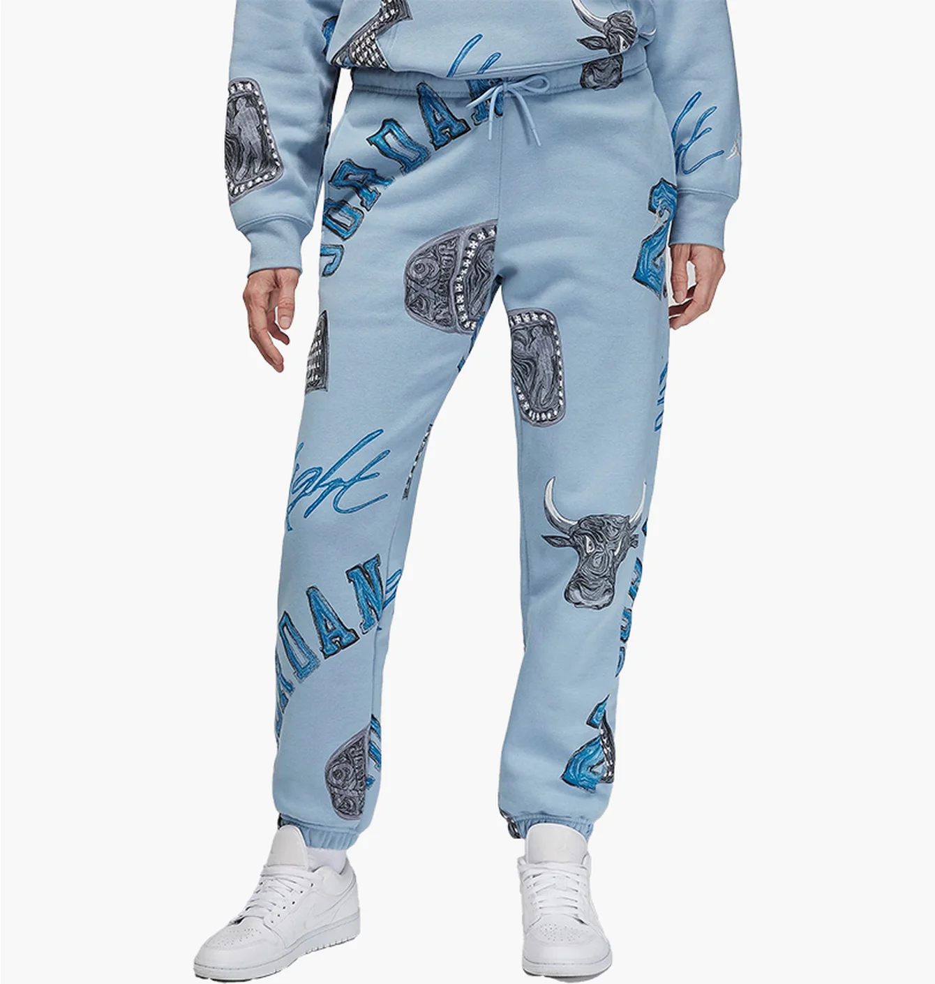 Штани жіночі Air Jordan Brooklyn Fleece Light Blue FZ9981-436