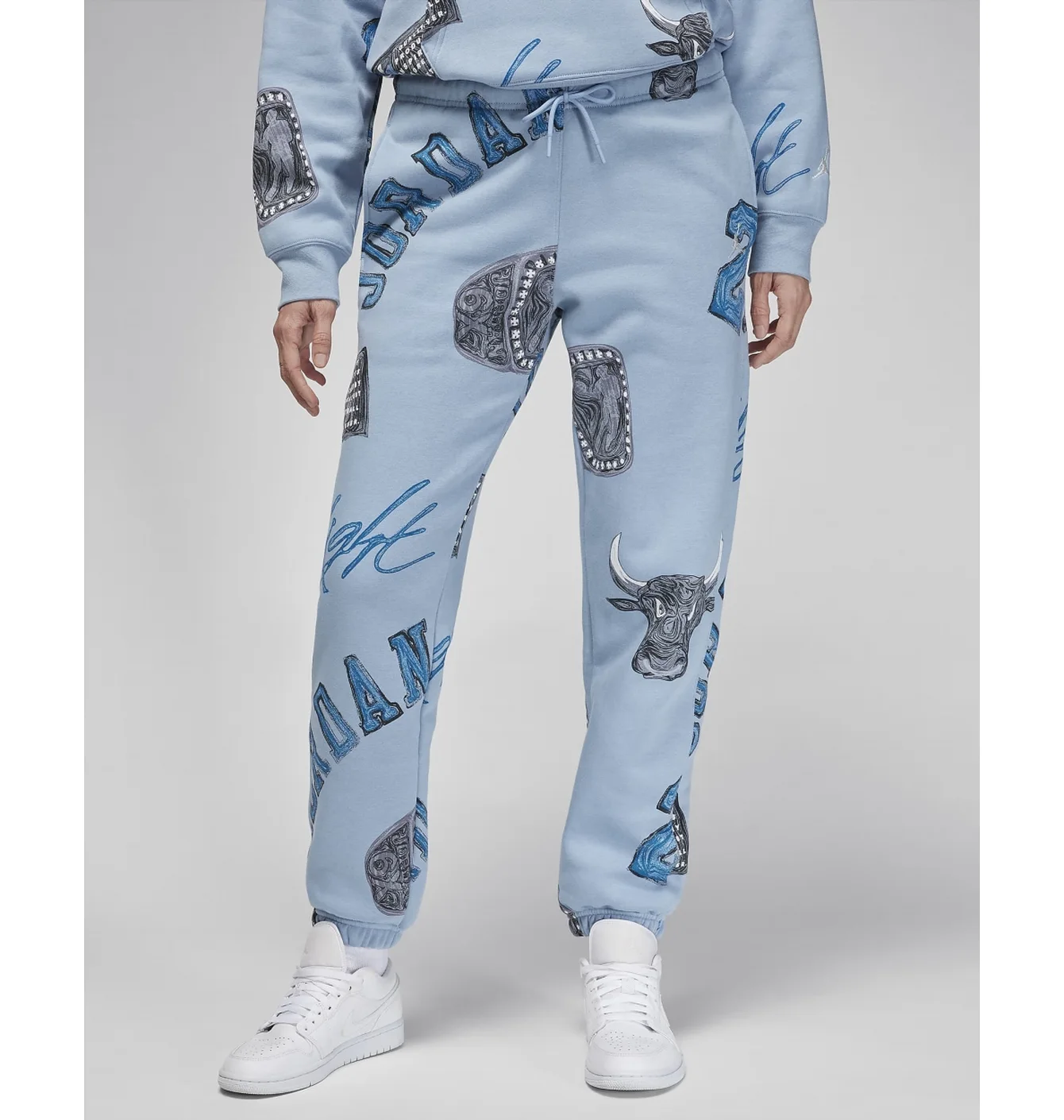 Штани жіночі Air Jordan Brooklyn Fleece Light Blue FZ9981-436