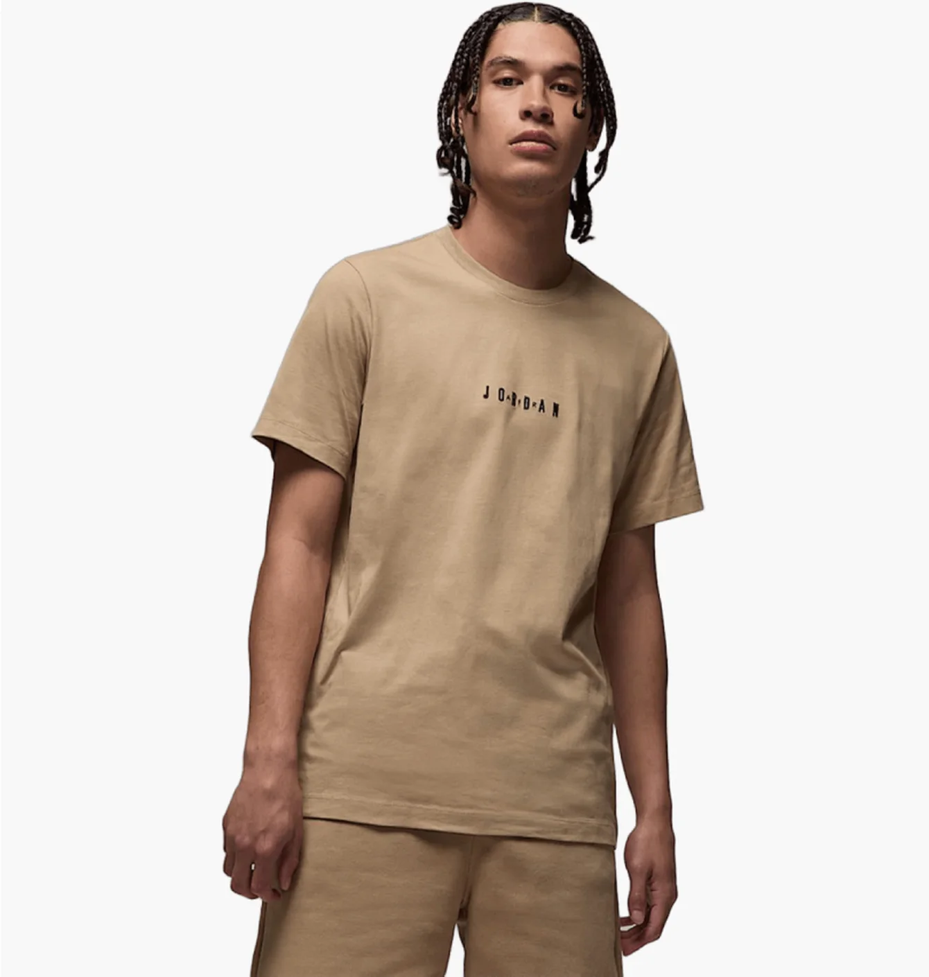 Футболка чоловіча Air Jordan Memb Air Crew Beige DM3182-257