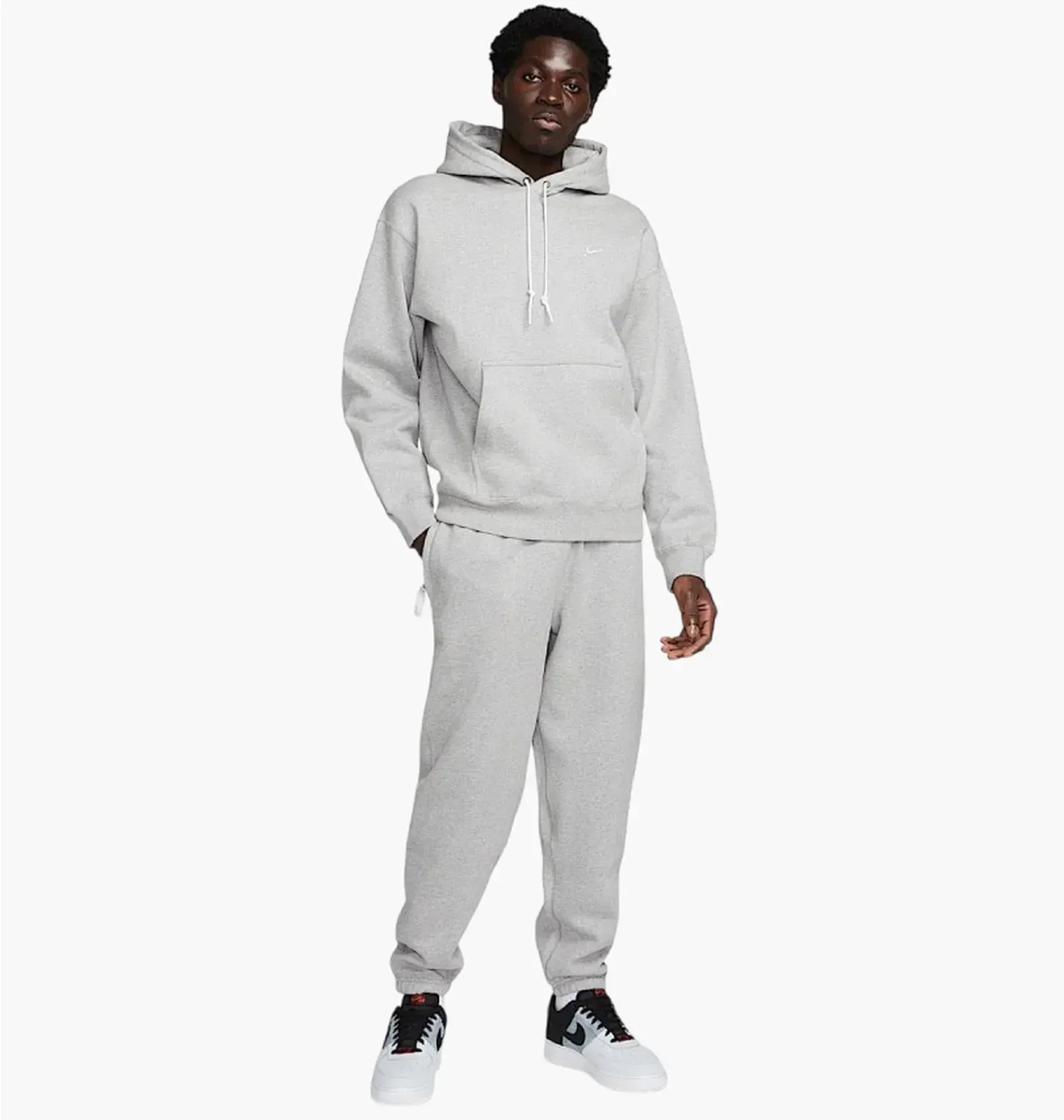 Спортивний костюм чоловічий Nike Solo Swoosh Grey (DX1355-063__DX1364-063)