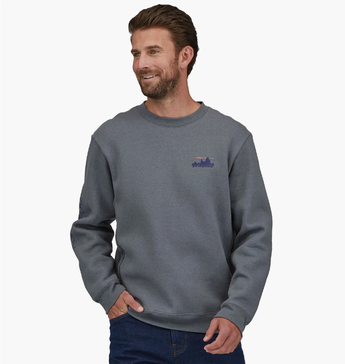 Світшот чоловічий Patagonia 73 Skyline Uprisal Crew Sweatshirt Grey Plgy39656