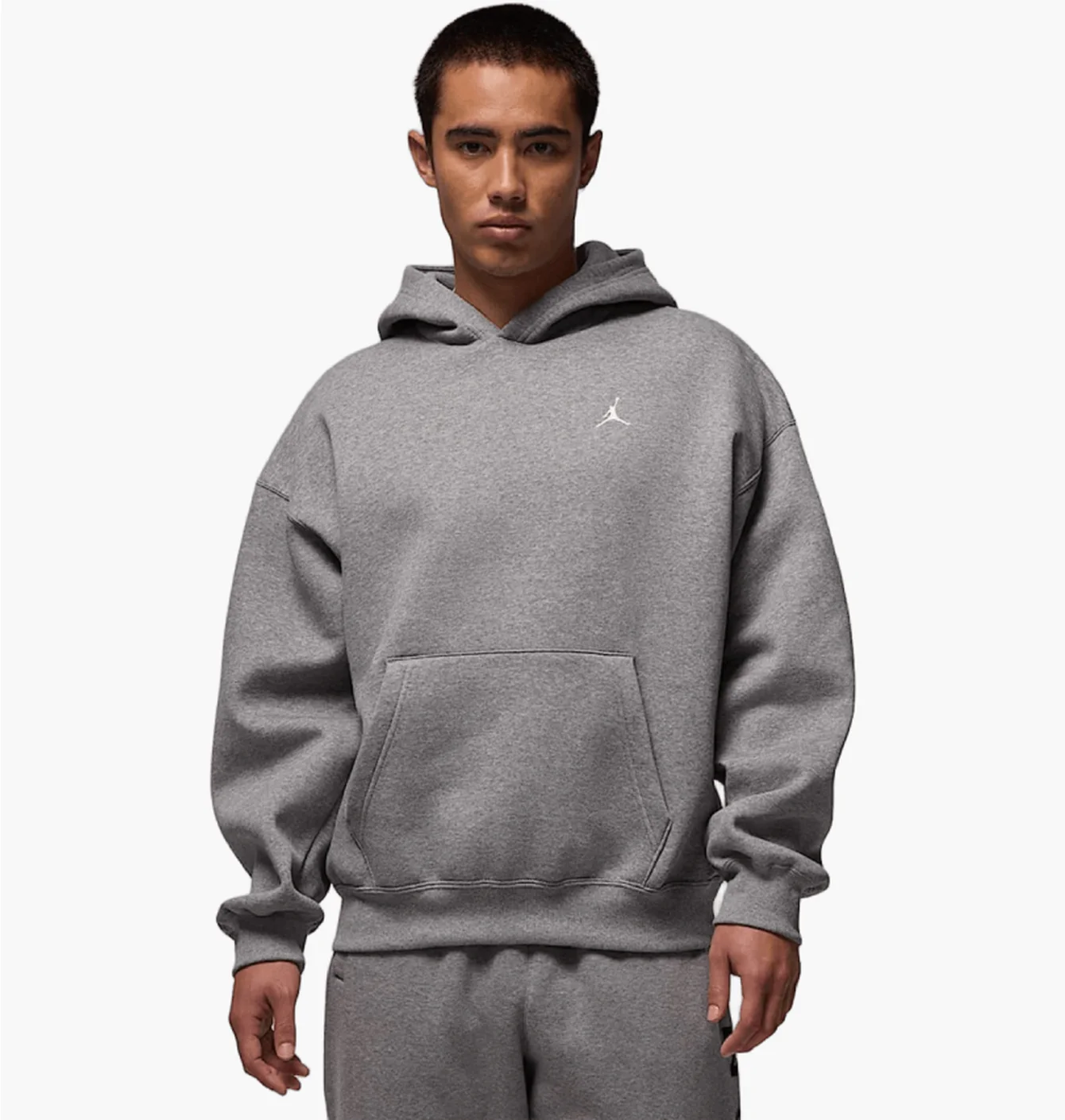Худі чоловіче Air Jordan Brooklyn Fleece Grey IB7235-091
