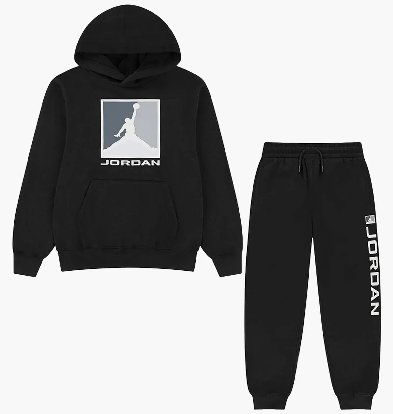 Спортивний костюм дитячий Jordan Essential Black (95F083-023__95F084-023)