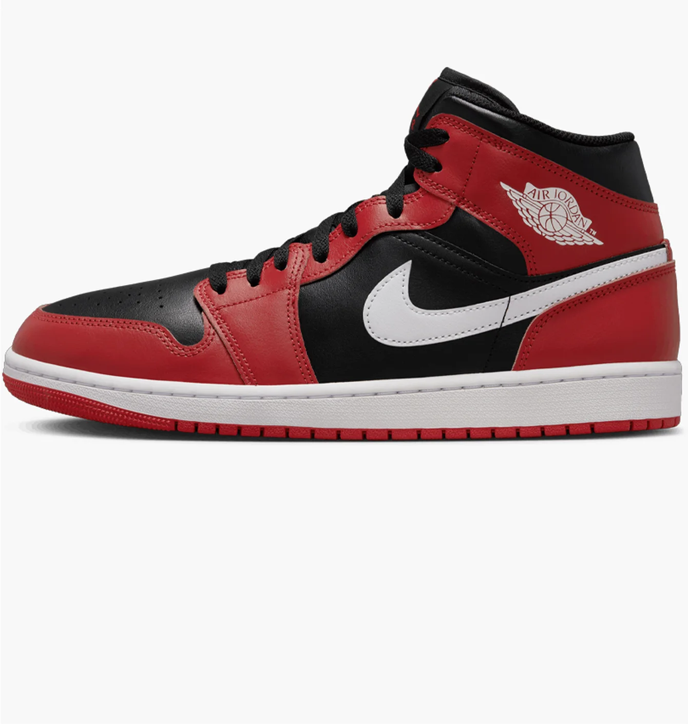 Кросівки чоловічі Air Jordan 1 Mid Red/Black DQ8426-061