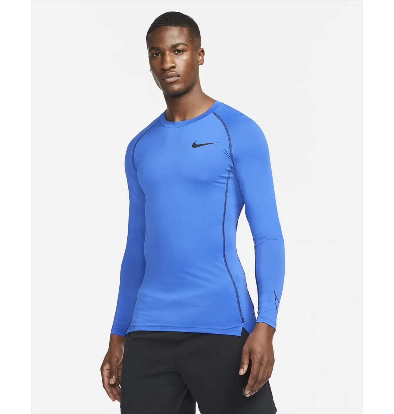 Лонгслів чоловічий Nike Tight Top Ls Blue Dd1990-480