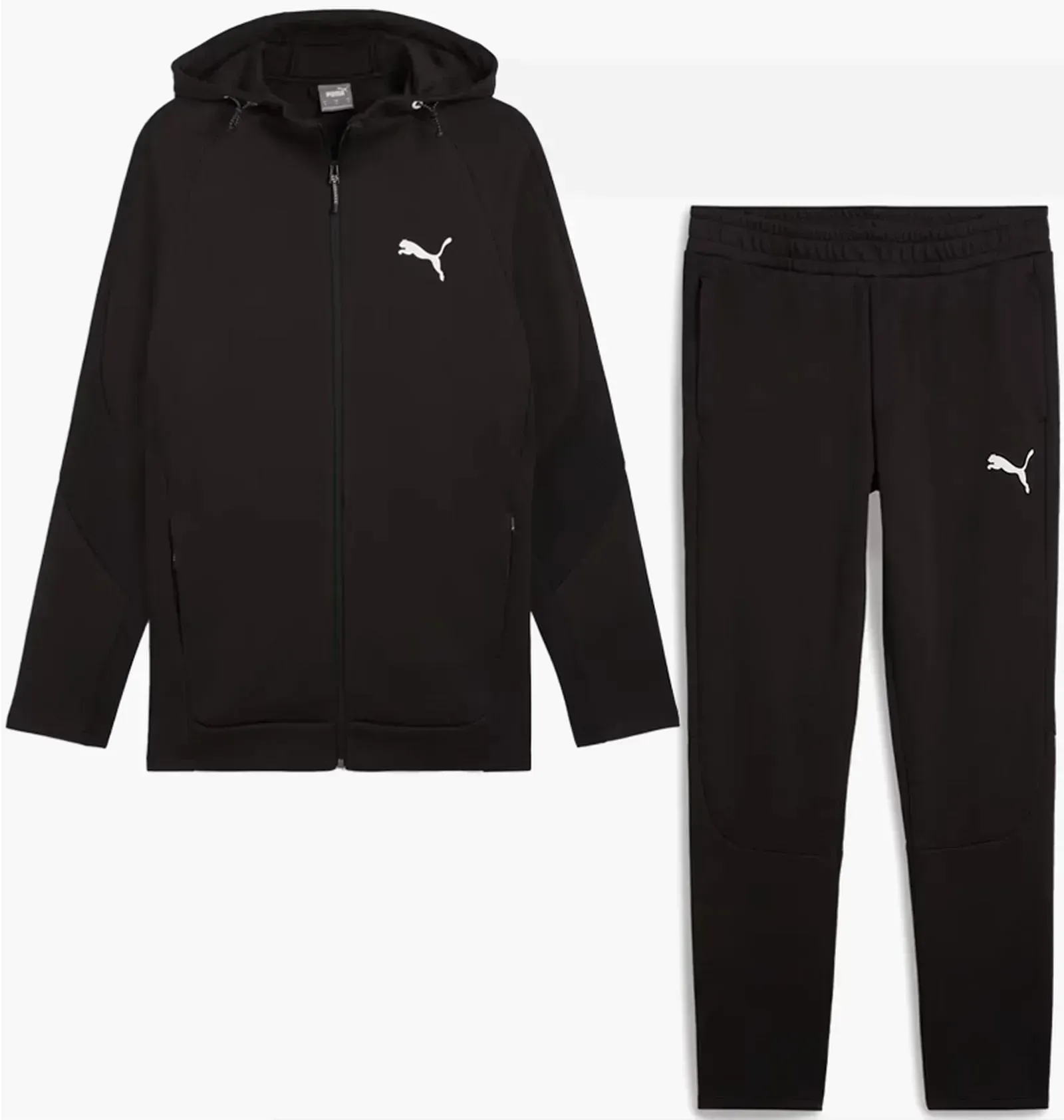 Спортивний костюм чоловічий Puma Evostripe Full-Zip Hoodie Black (681700-01__681702-01)