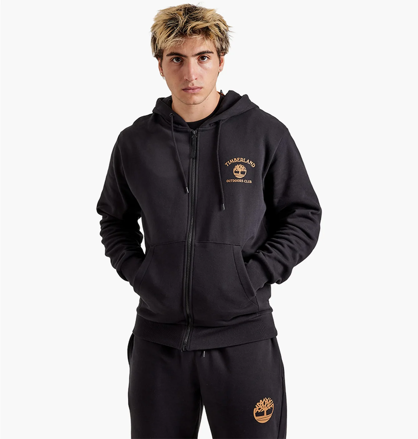 Толстовка чоловіча Timberland Full-Zip Hoodie Black TB0A2MNA001