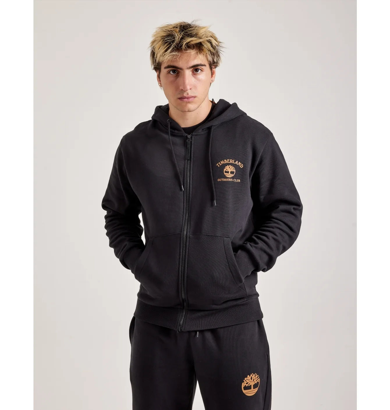 Толстовка чоловіча Timberland Full-Zip Hoodie Black TB0A2MNA001