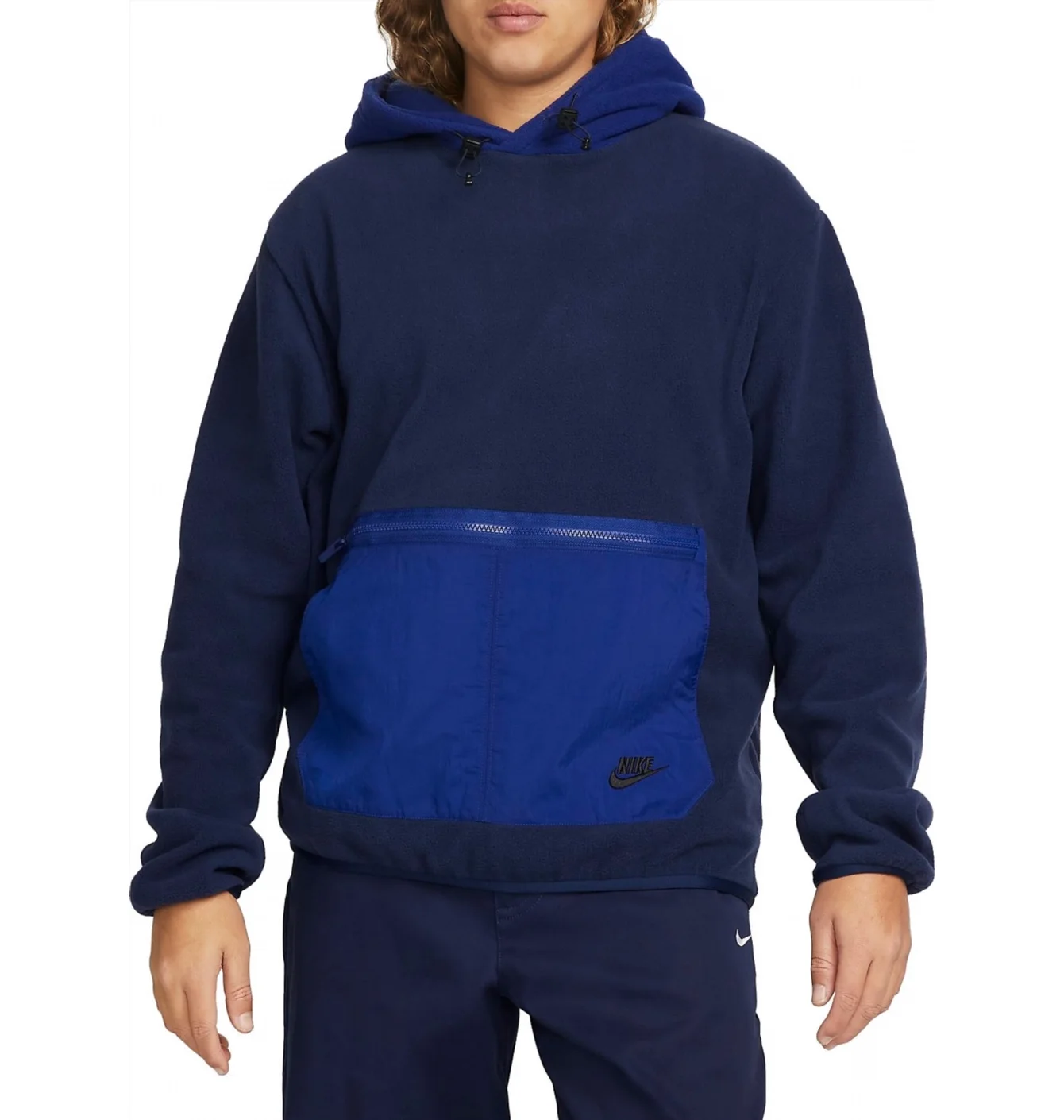 Худі чоловіче Nike Hooded Sweatshirt Polar Fleece Hoody Blue FD4338-410