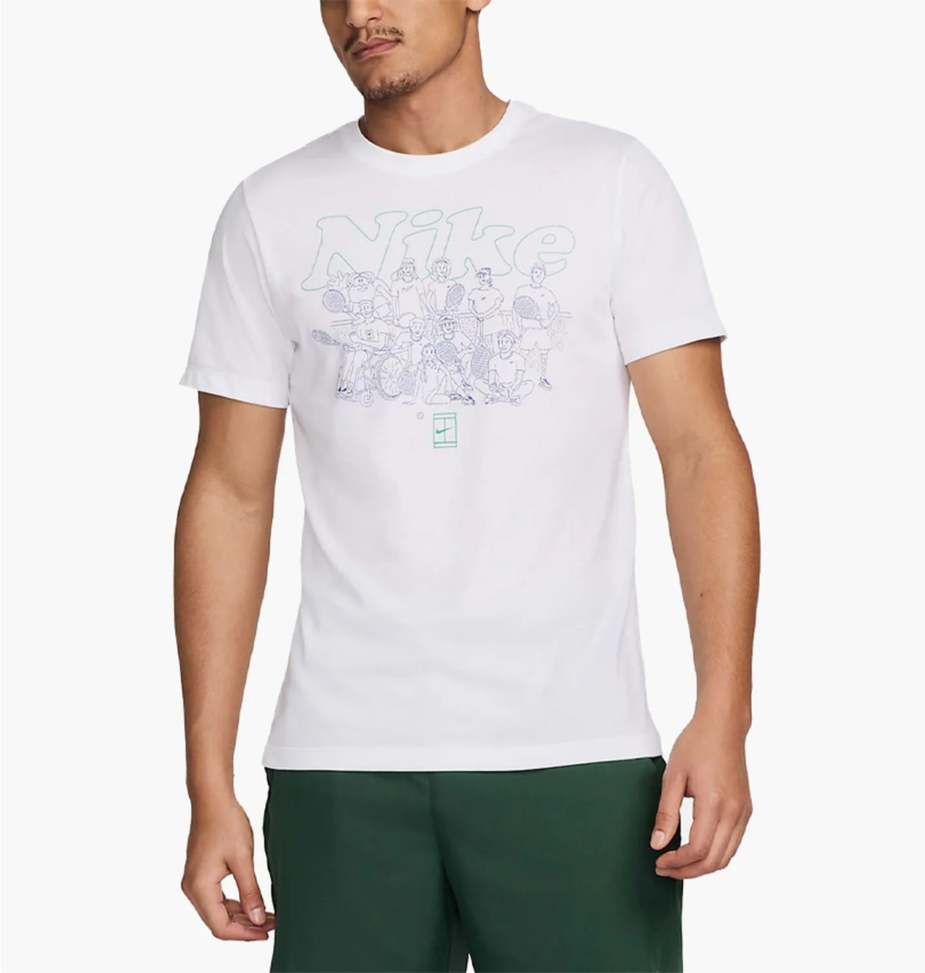 Футболка чоловіча Nike M Nkct Df Tee Oc Su24 White FV8432-100