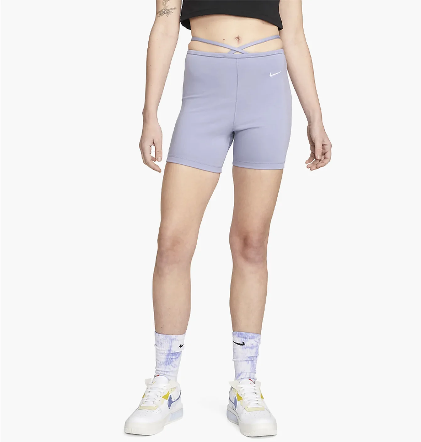 Шорти жіночі Nike Nswevrdy Mod Hr Bike Short Light Blue DV7928-519