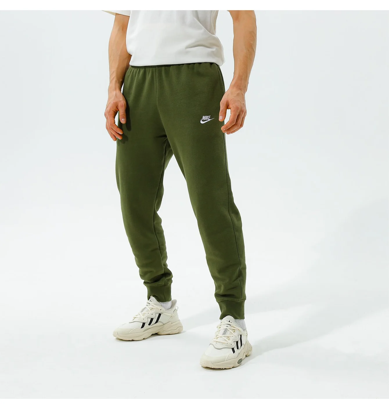 Штани чоловічі Nike Sportswear Club Fleece Olive BV2671-327