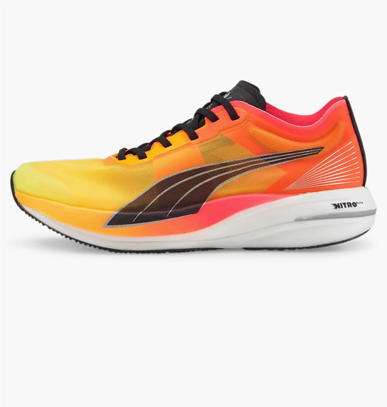 Кросівки унісекс Puma Deviate Nitro Elite Fireglow Running Shoes Yellow 377603-01