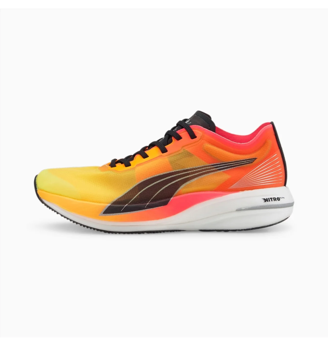 Кросівки унісекс Puma Deviate Nitro Elite Fireglow Running Shoes Yellow 377603-01