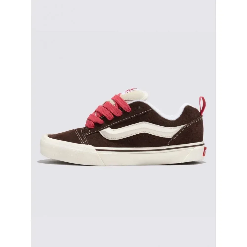 Кросівки жіночі Vans Knu Skool Brown/Pink/True White (VN0009QCBF21)