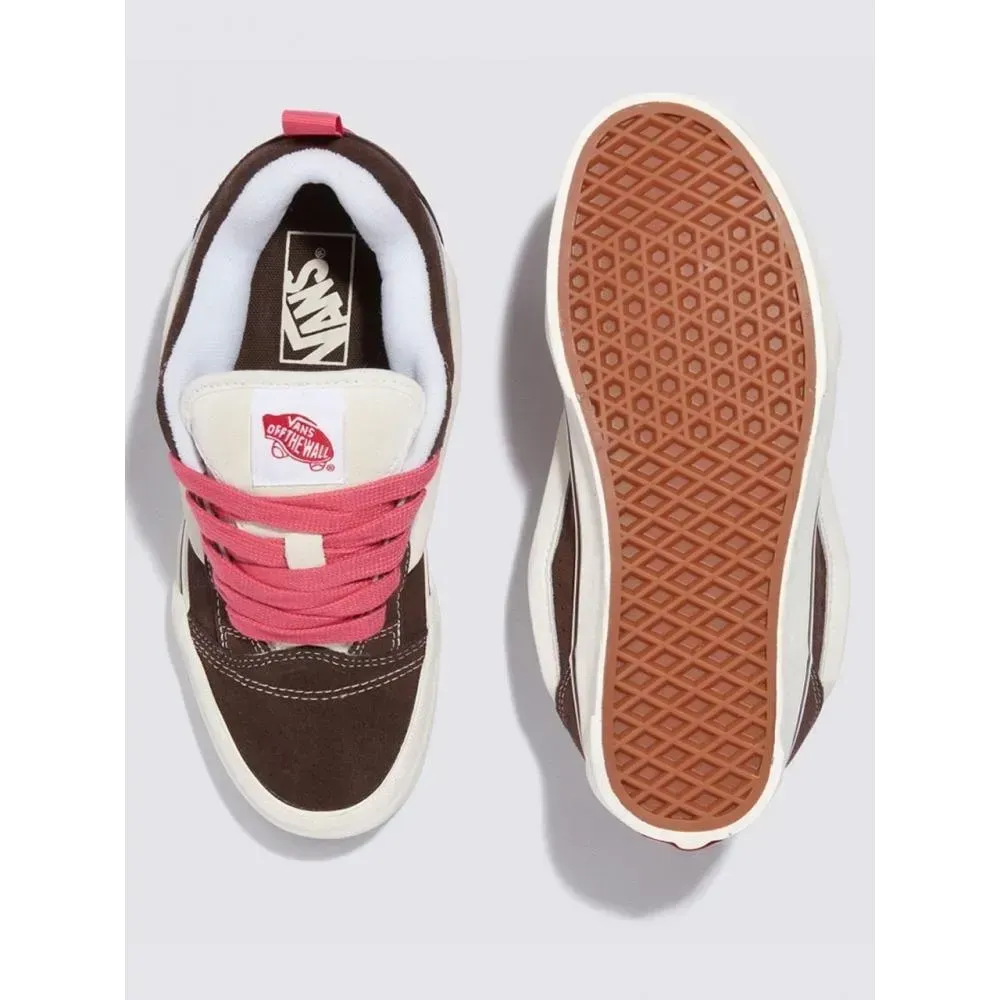 Кросівки жіночі Vans Knu Skool Brown/Pink/True White (VN0009QCBF21)