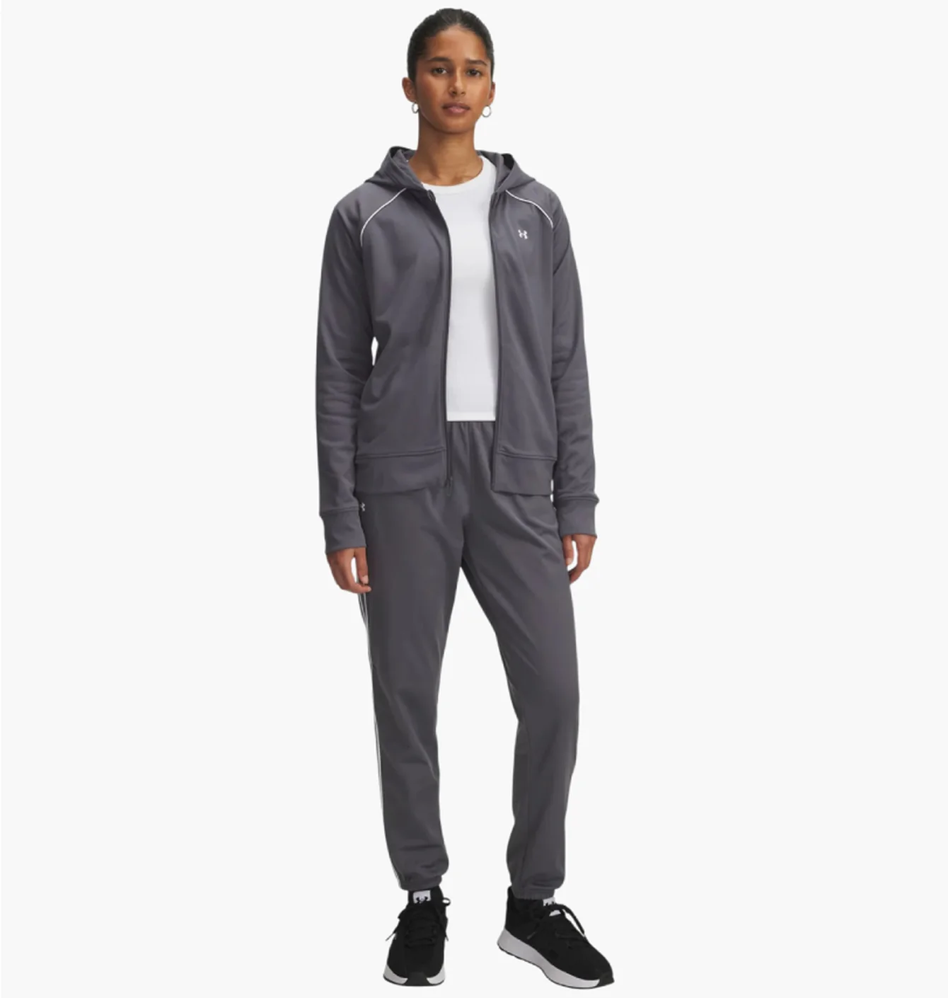Спортивний костюм жіночий Under Armour Rival Tricot Tracksuit Hd Grey 6001966-025