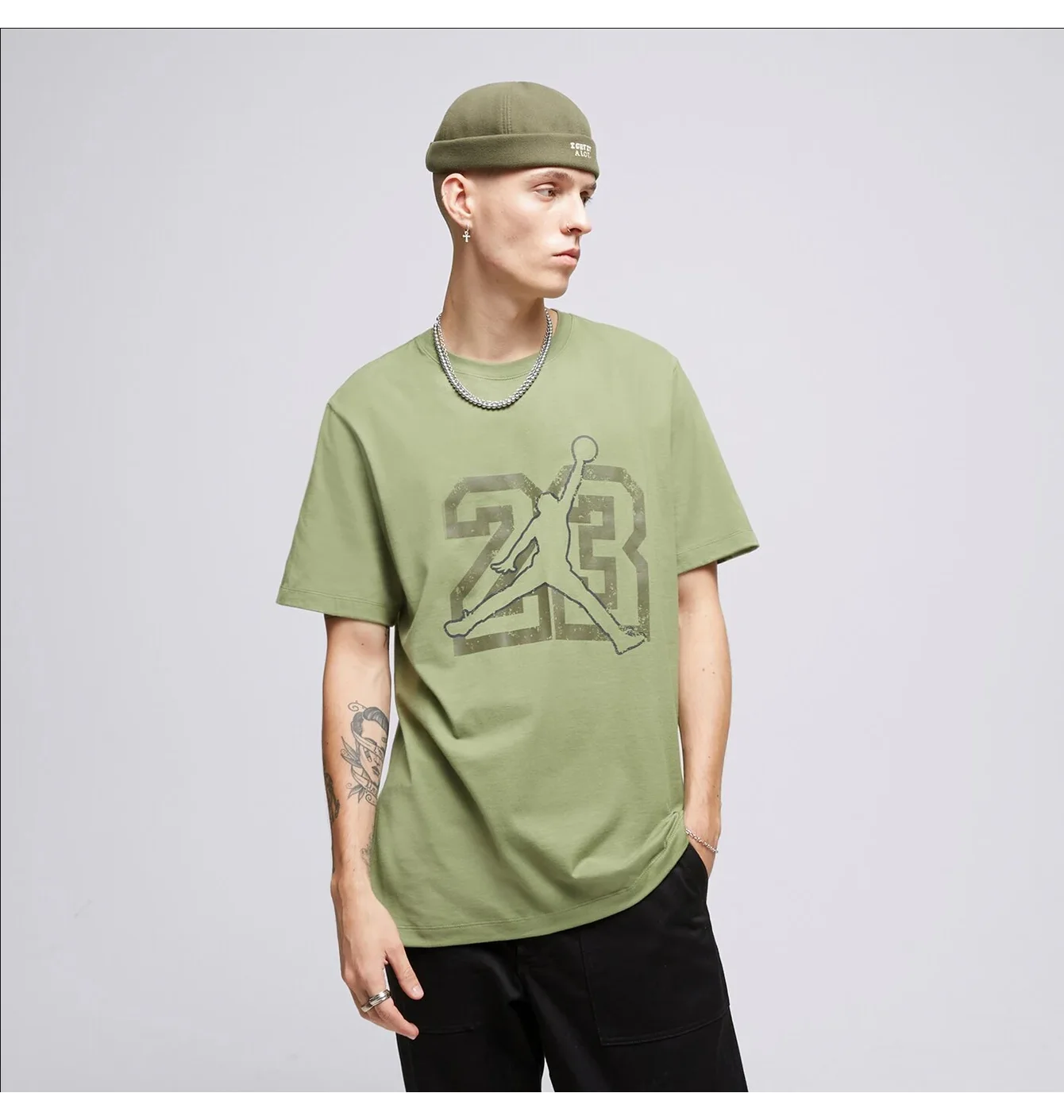 Футболка чоловіча Air Jordan T Shirt M J Flt Ess Jm Ss Crew Green FB7394-340