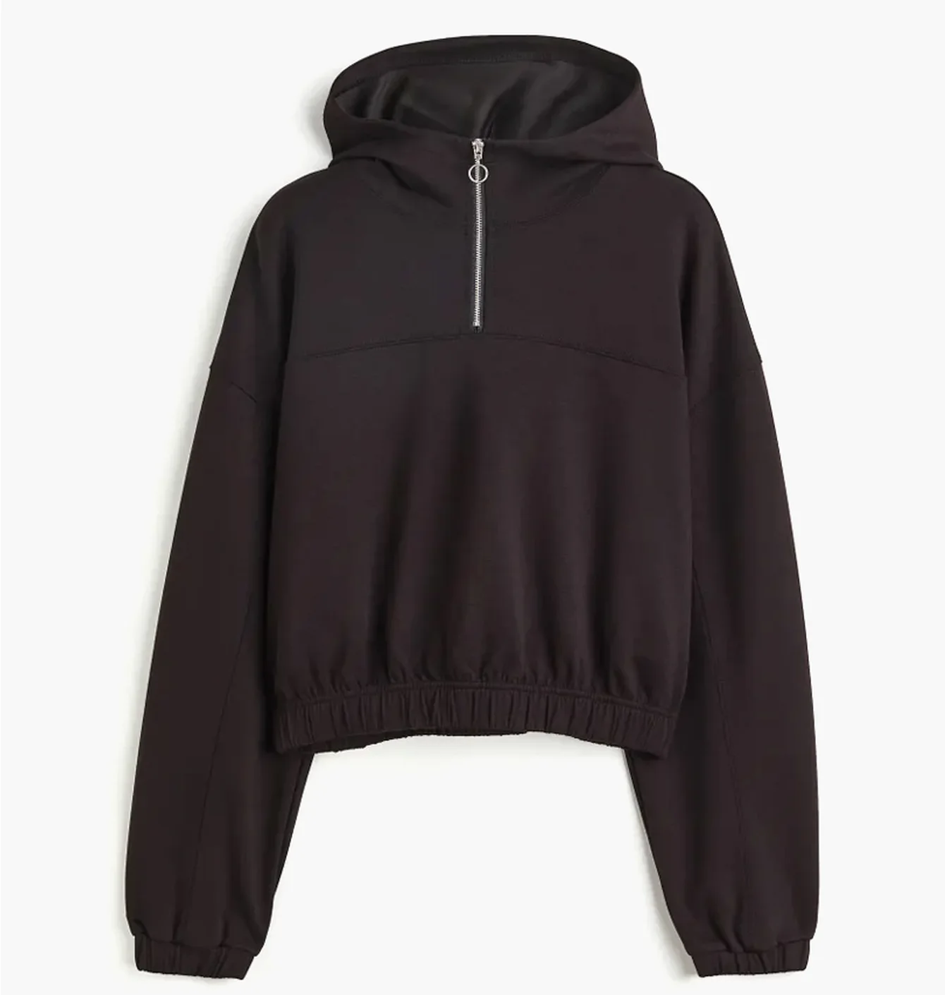 Худі жіноче H&M Zip-Top Sports Hoodie Black 1105174001