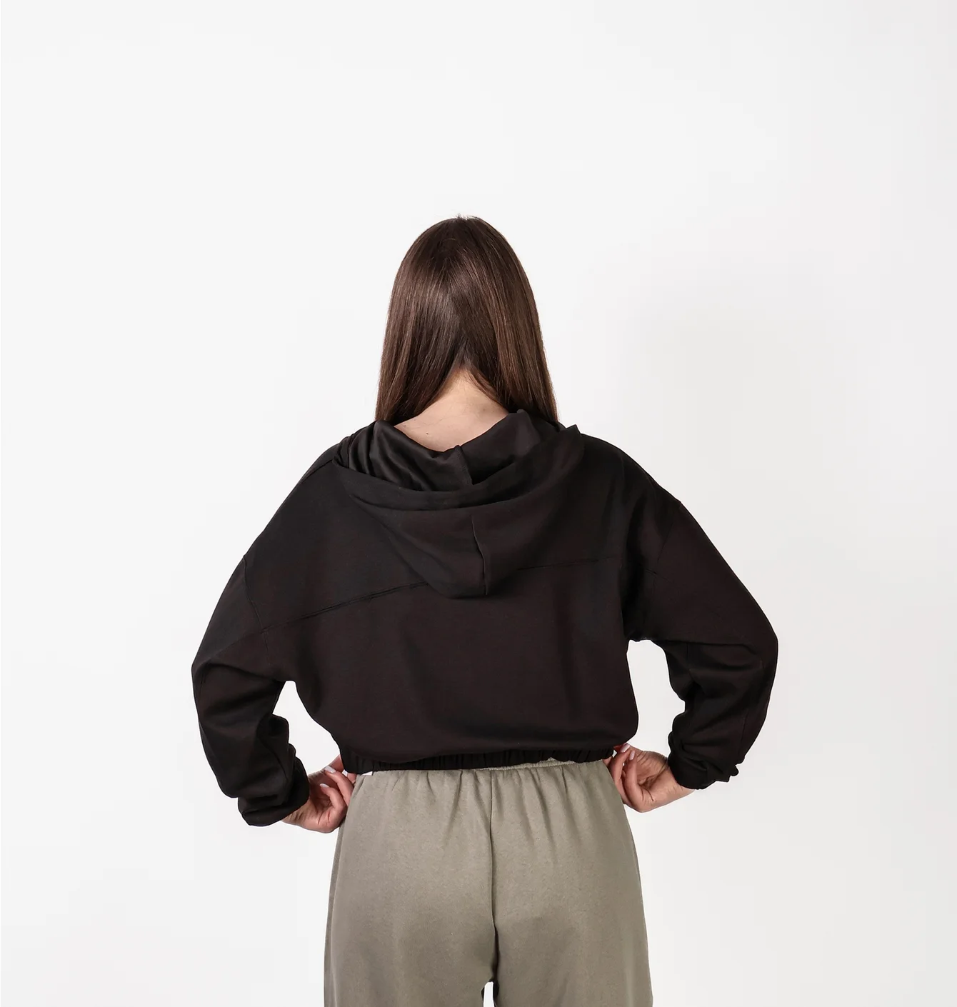 Худі жіноче H&M Zip-Top Sports Hoodie Black 1105174001