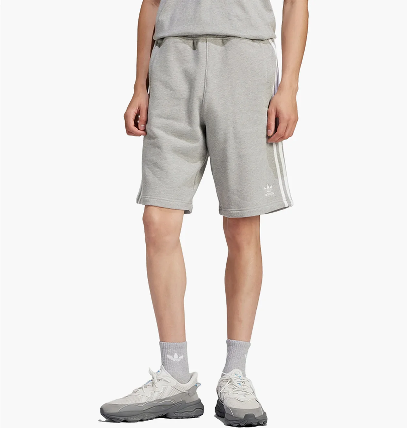 Шорти чоловічі Adidas Adicolor 3-Stripes Shorts Grey IU2340