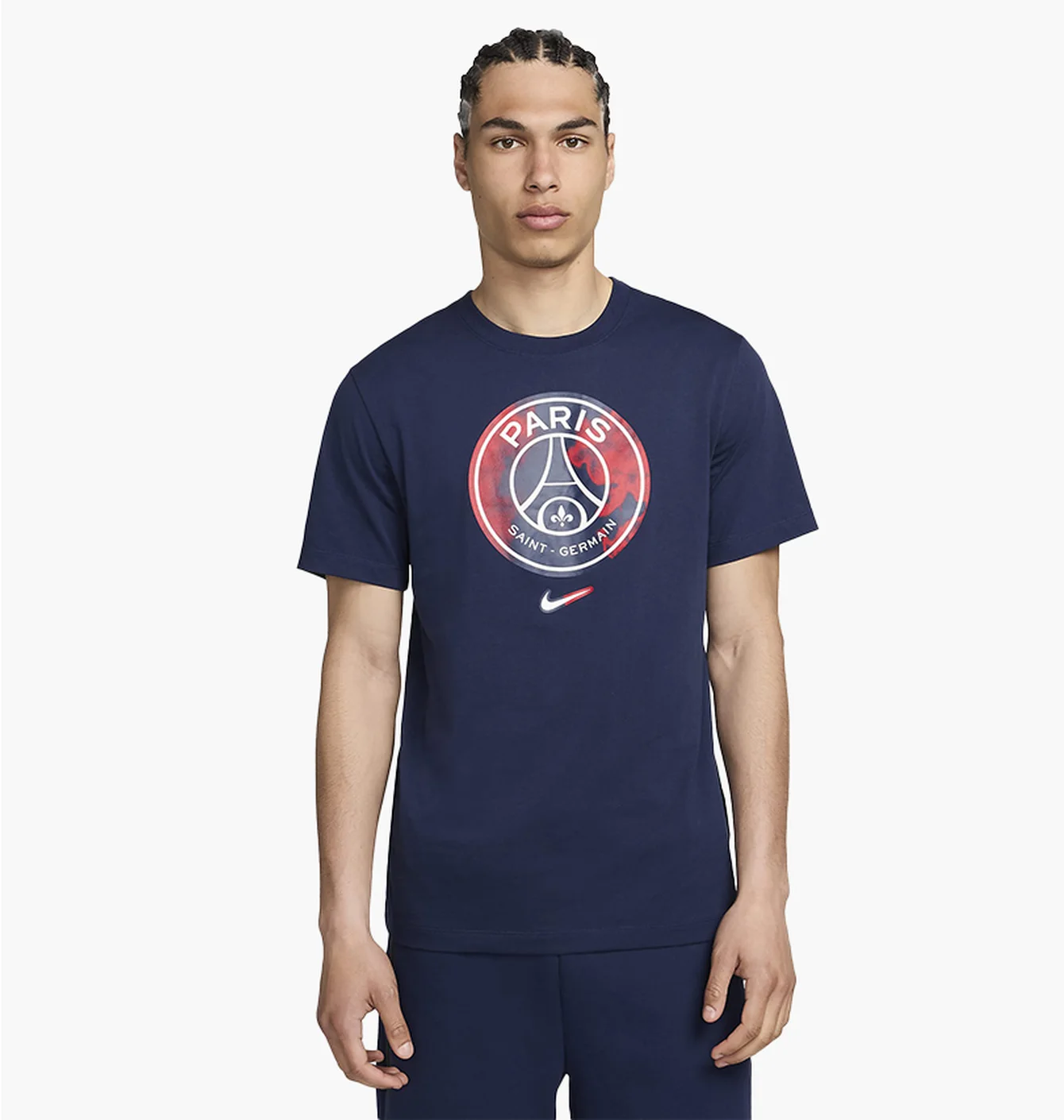 Футболка чоловіча Nike Psg 24/25 Crest Blue FV8558-410