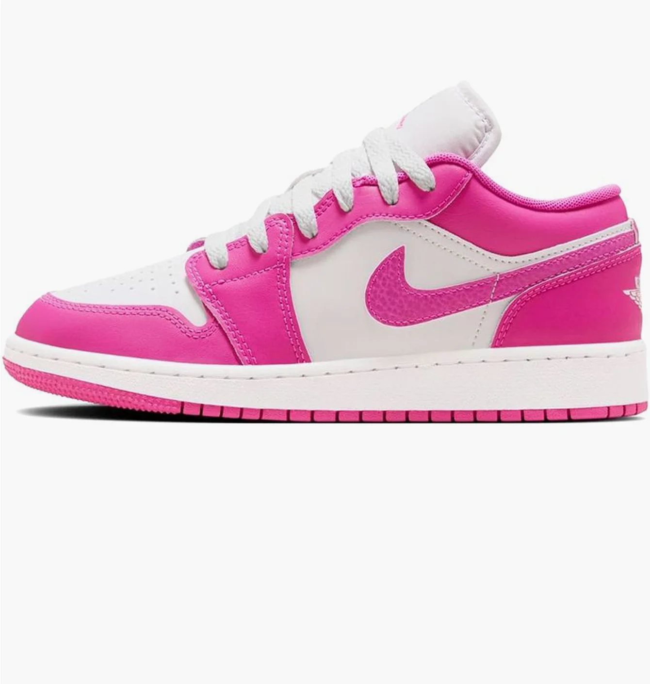 Кросівки дитячі Air Jordan 1 Low Gs Pink/White FV8486-600