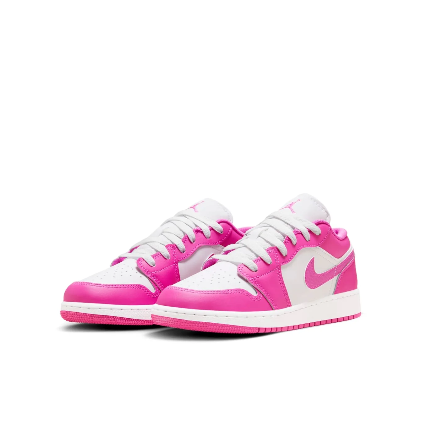 Кросівки дитячі Air Jordan 1 Low Gs Pink/White FV8486-600