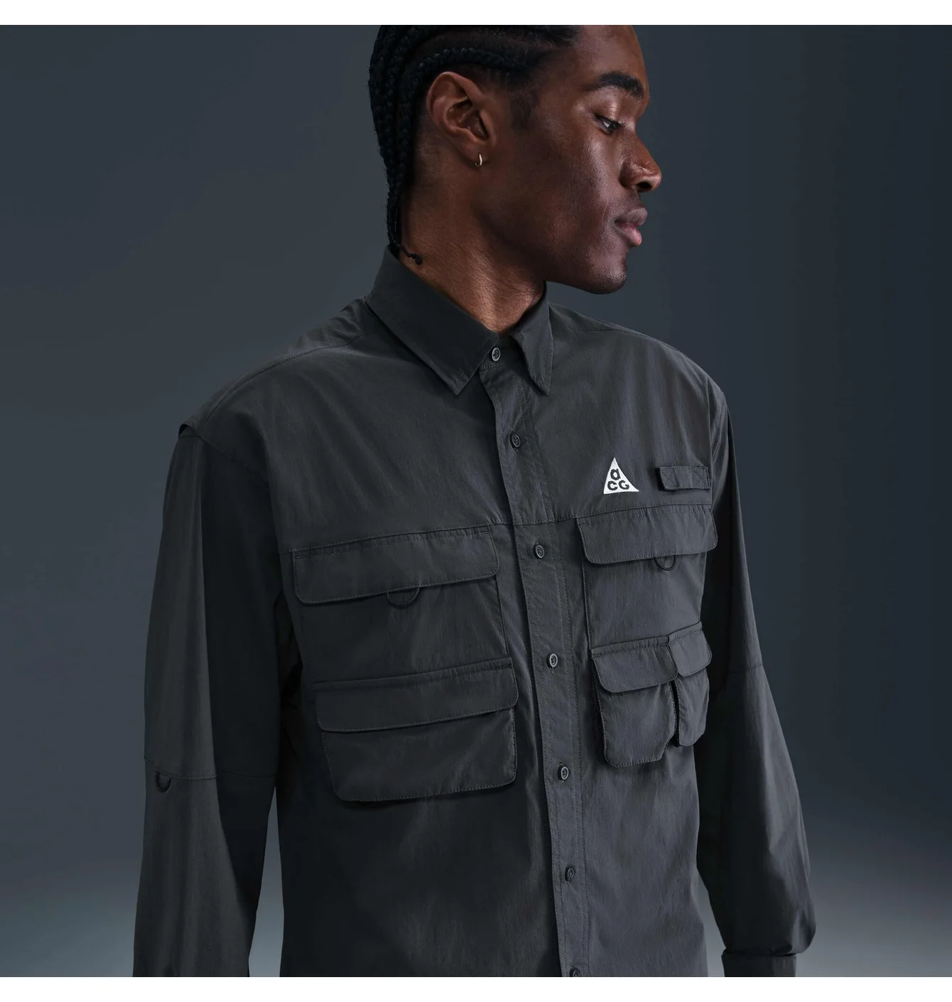 Сорочка чоловіча Nike Acg Orb Grey HJ2465-060