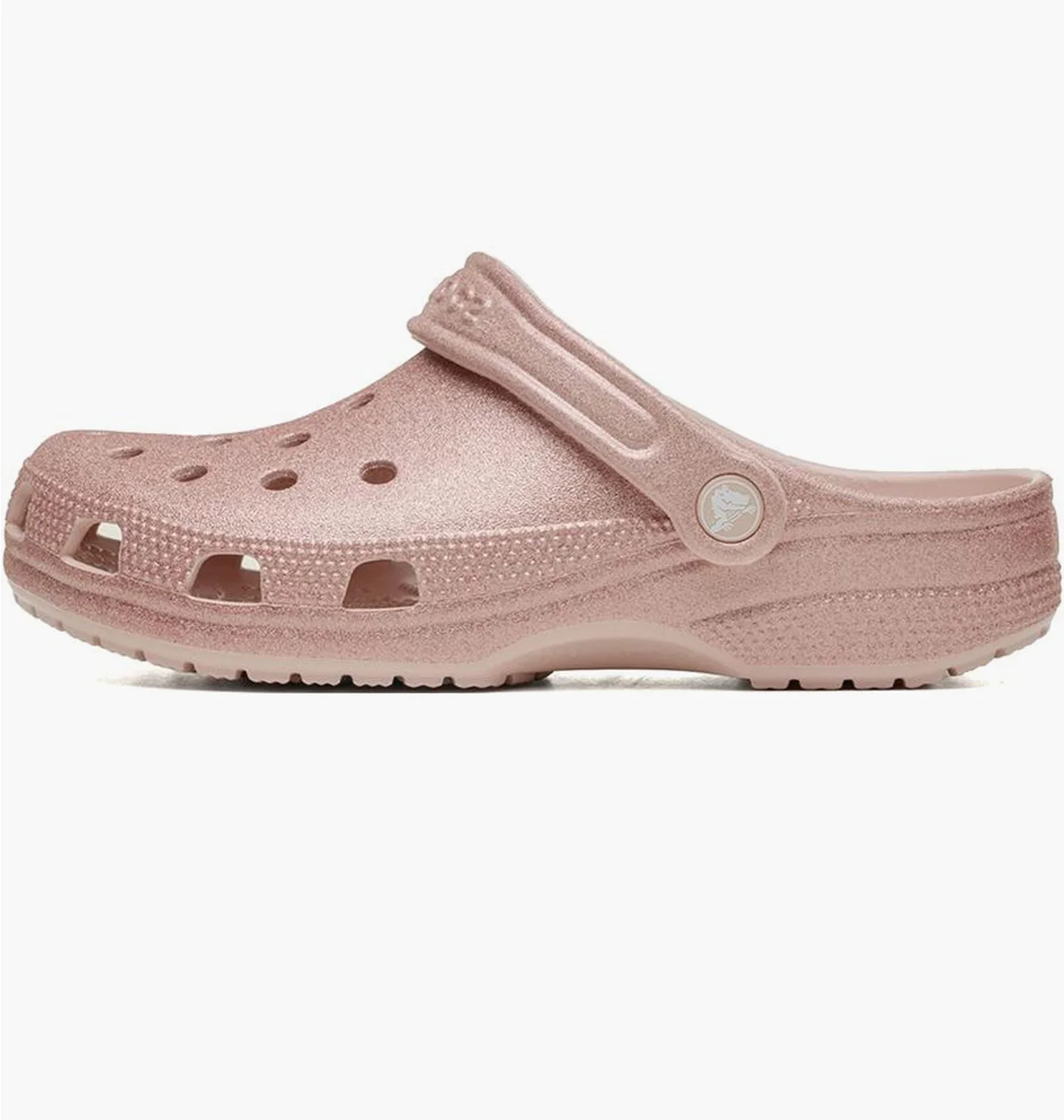 Тапочки жіночі CROCS Classic Glitter Clog Beige 205942-6WV