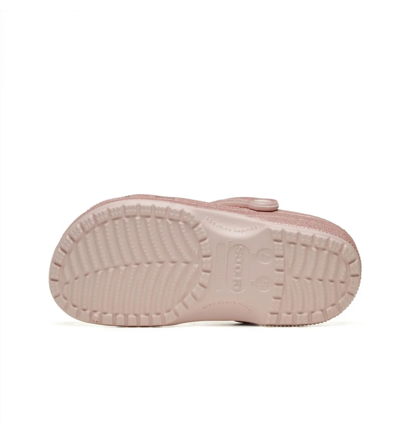 Тапочки жіночі CROCS Classic Glitter Clog Beige 205942-6WV