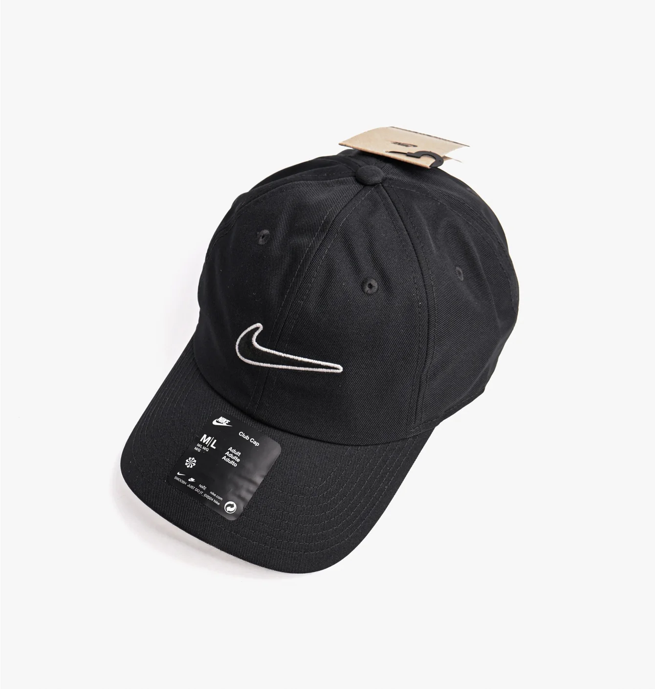 Кепка унісекс Nike Club Cap U Cb Swsh Black FB5369-010