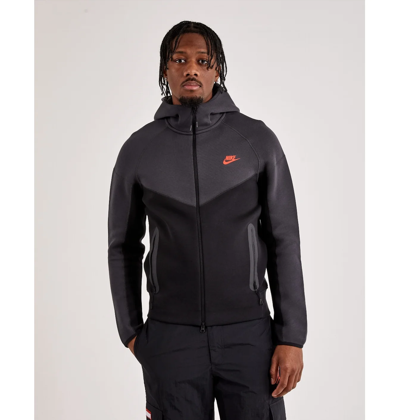 Толстовка чоловіча Nike Tech Fleece Windrunner Full-Zip Hoodie Black FB7921-013