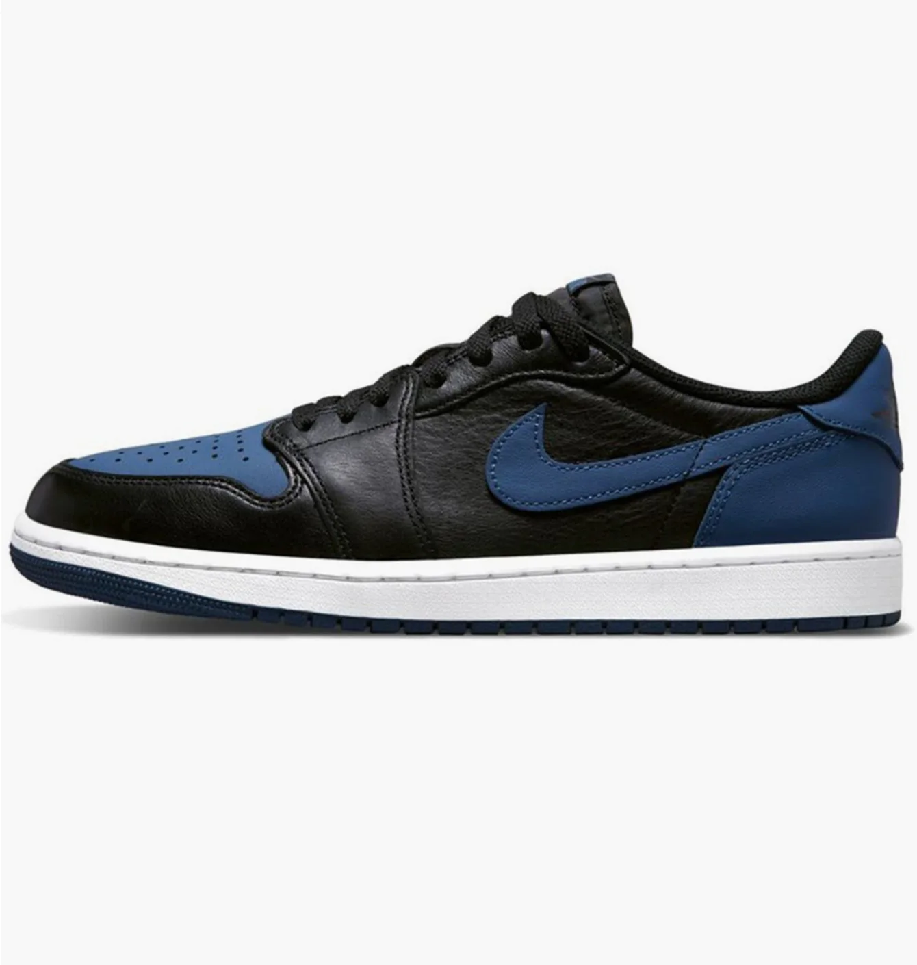 Кросівки чоловічі Air Jordan 1 Retro Low Og "Mystic Navy" Black/Blue Cz0790-041