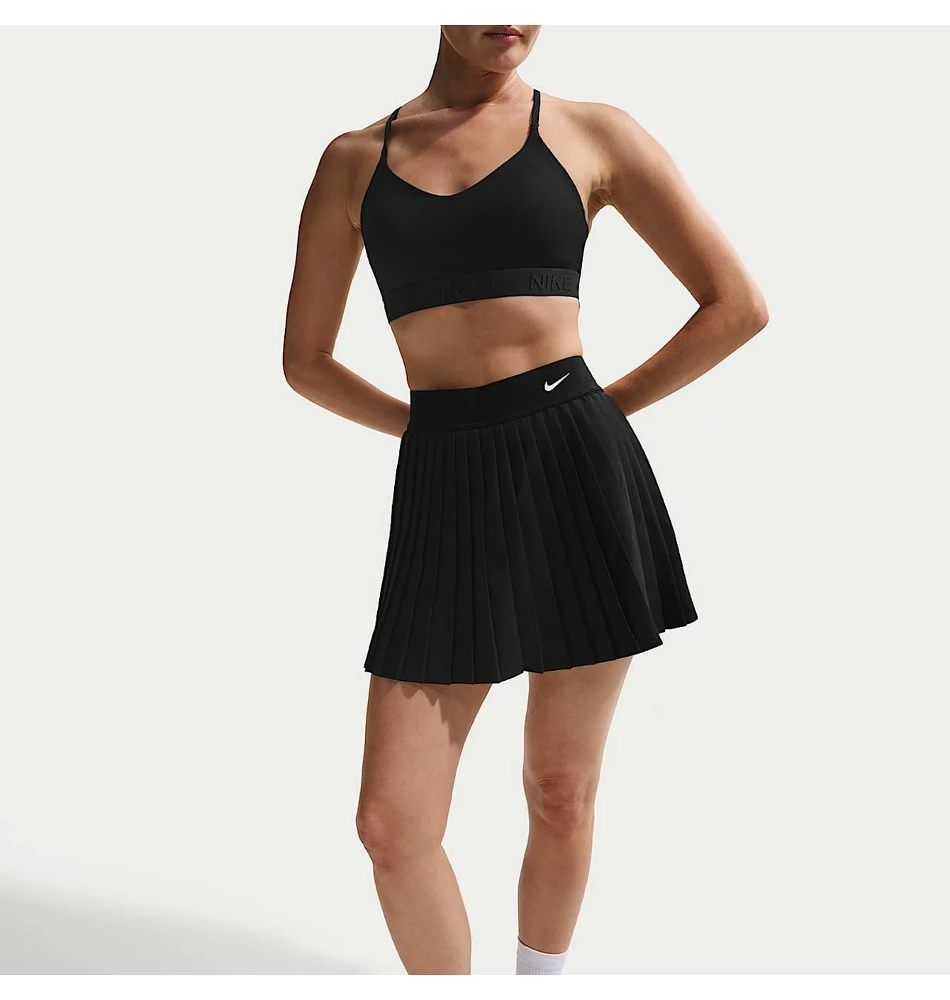 Спідниця жіноча Nike Victory WomenS Dri-Fit High-Waisted Pleated Tennis Skirt Black HV9951-010