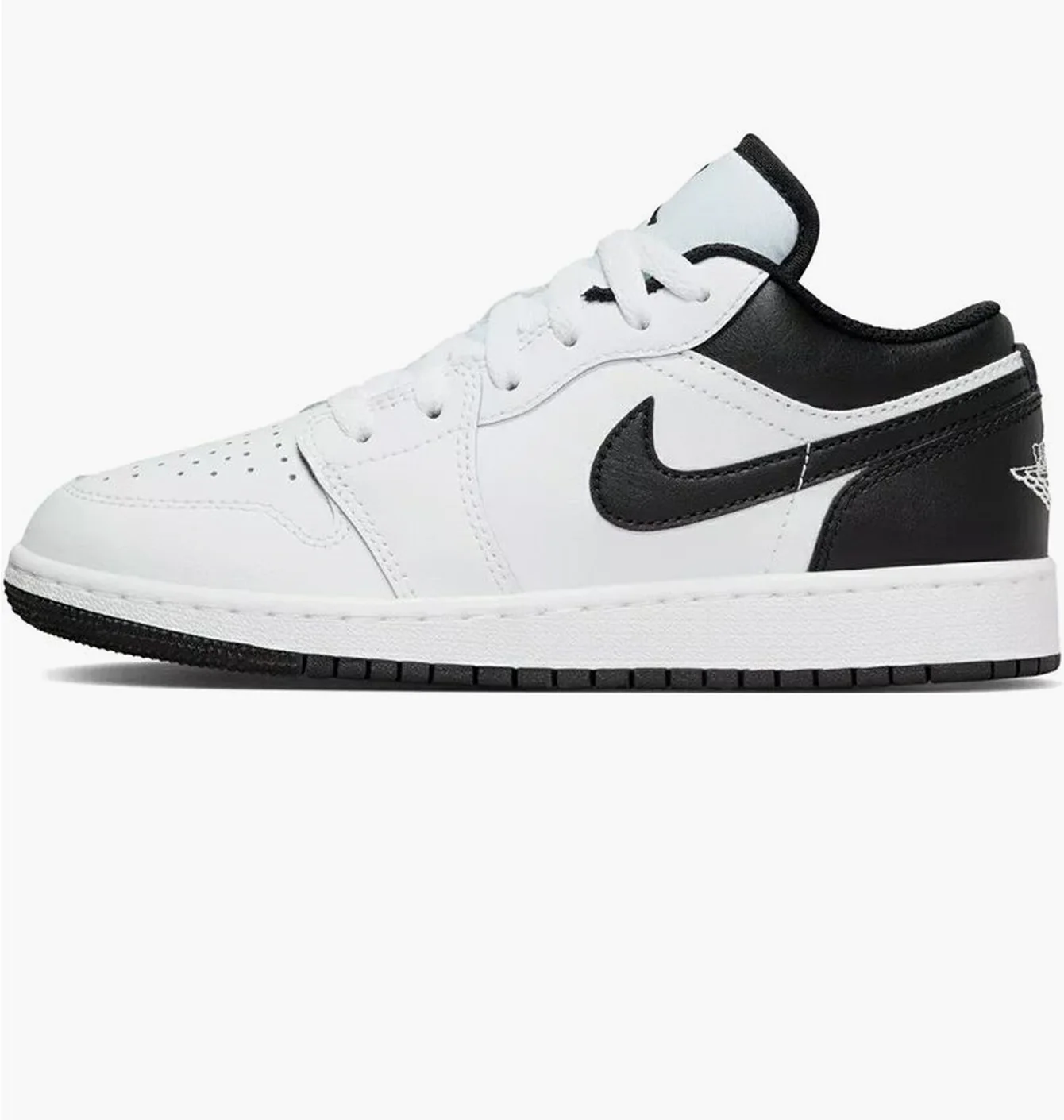 Кросівки дитячі Air Jordan 1 Low Gs White/Black 553560-132