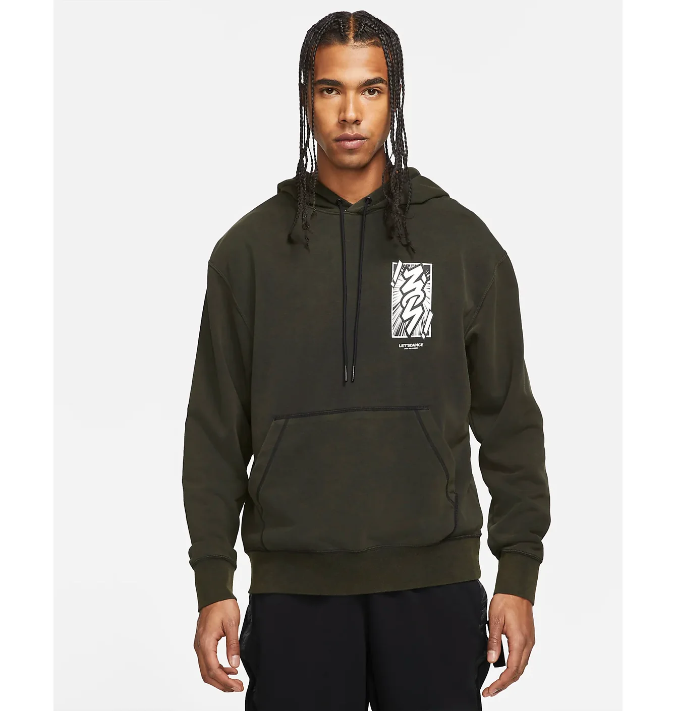 Худі чоловіче Air Jordan Dri-FIT Zion Performance Hoodie Olive DH0598-010