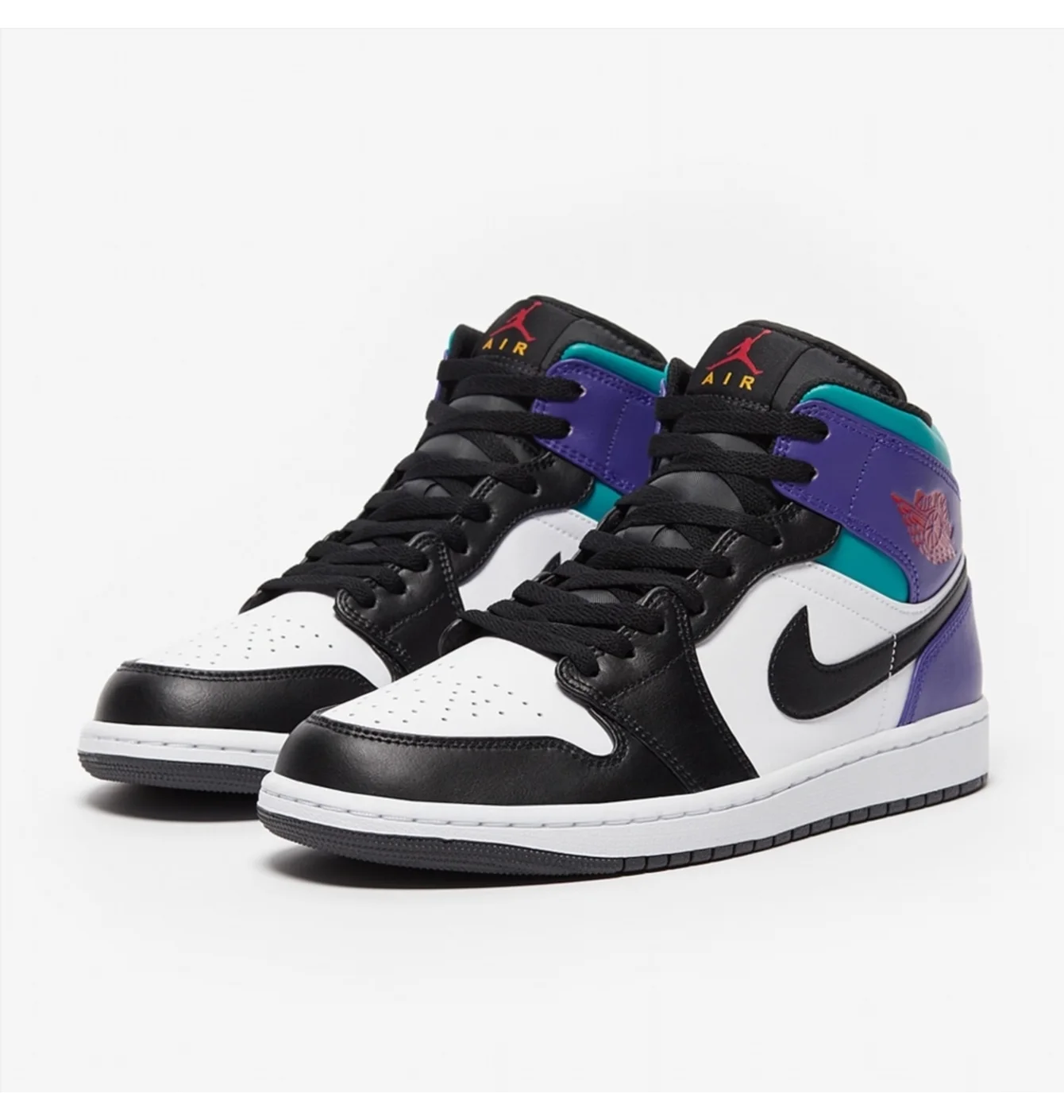 Кросівки чоловічі Air Jordan 1 Mid White/Black DQ8426-154