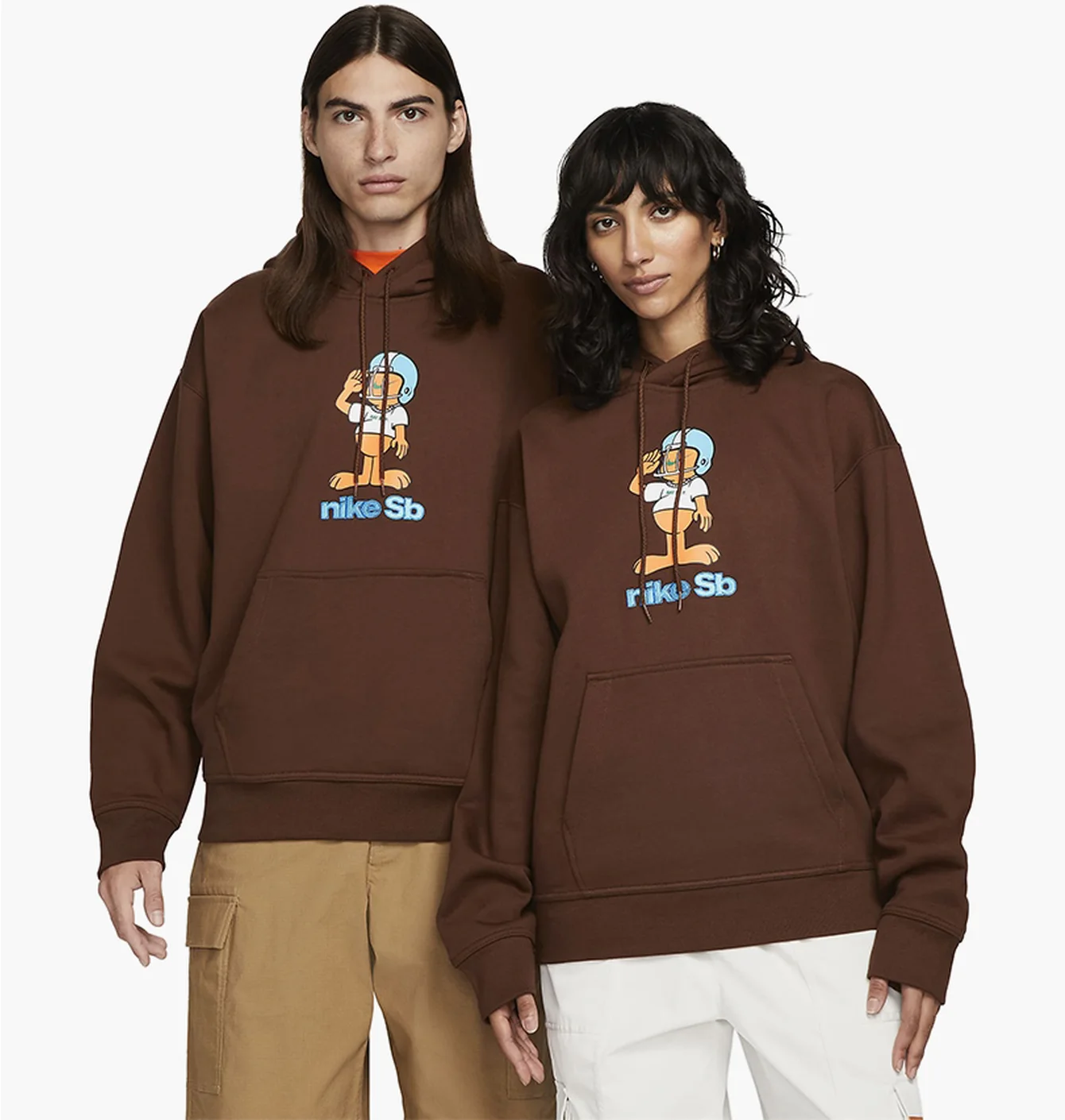 Худі унісекс Nike Sb Fleece Skate Pullover Hoodie Brown FN0547-259